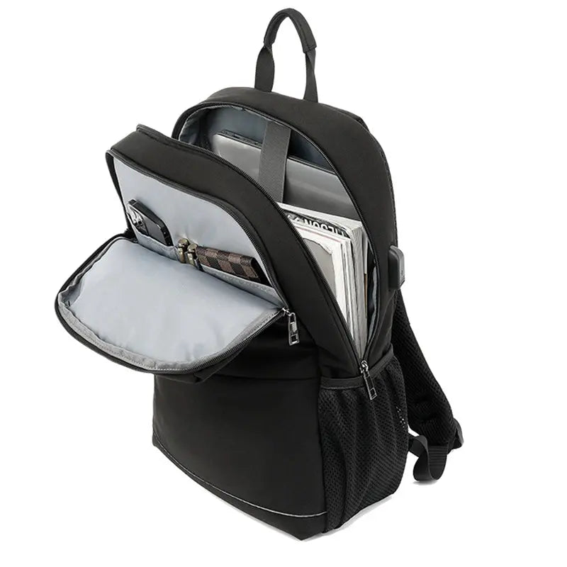 Mochila Multifuncional 15.6" Poso Negra (10008)