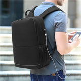 Mochila Multifuncional 15.6" Poso Negra (10008)