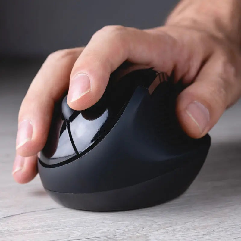 Mouse Inalámbrico Ergonómico Orbix Klip Xtreme (KMW-500BK)