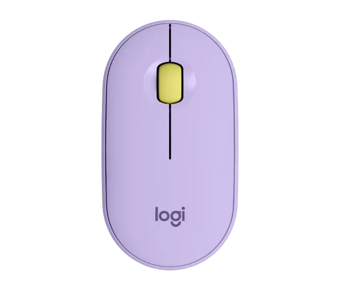 Mouse Inalámbrico Logitech Pebble M350 Lavanda (910-006659)