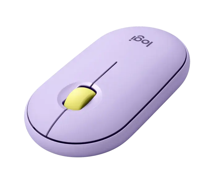 Mouse Inalámbrico Logitech Pebble M350 Lavanda (910-006659)