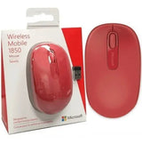 Mouse Inalámbrico Microsoft Mobile 1850 Rojo (U7Z-00031)