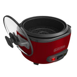 Olla Arrocera Black+Decker Roja 7 Tazas Crudas (RC514-RLA) yapcr.com Costa Rica