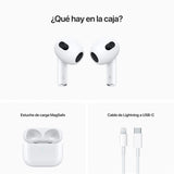 Audífonos Inalámbricos Apple AirPods 3ra Generación MagSafe (MME73AM/A) yapcr.com Costa Rica