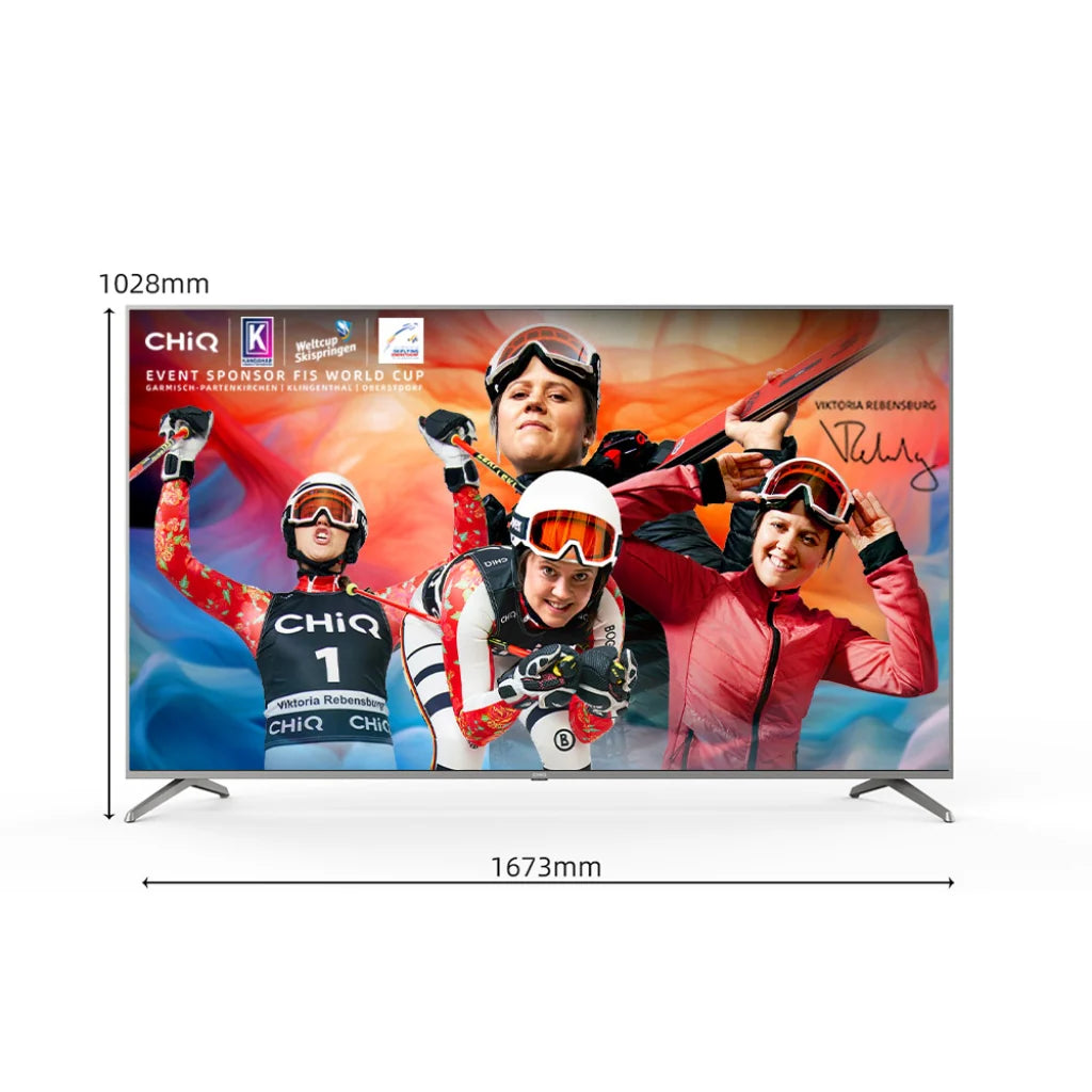 Pantalla 75" Smart TV UHD 4K CHiQ (U75F8T) yapcr.com Costa Rica