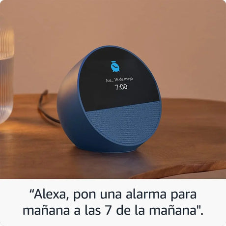 Parlante Inteligente con Pantalla Amazon Echo Spot Blanco Glaciar con Alexa (B0BFCBKXWLW) yapcr.com Costa Rica