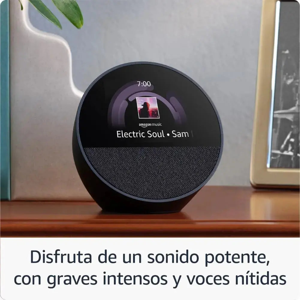 Parlante Inteligente con Pantalla Amazon Echo Spot 2024 con Alexa Azul (B0BFC8DR7CB)