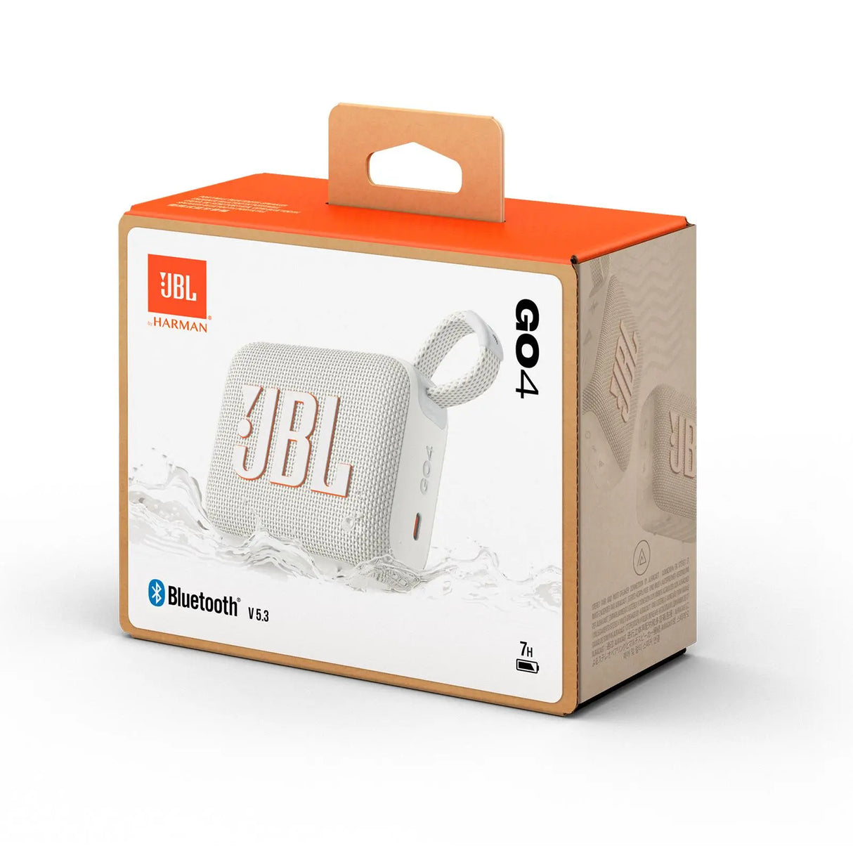 Parlante Portátil Bluetooth JBL Go 4 Blanco (JBLGO4WHTAM) yapcr.com Costa Rica