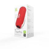 Parlante Portátil Inalámbrico Klip Xtreme Titan Pro KBS-300RD Rojo