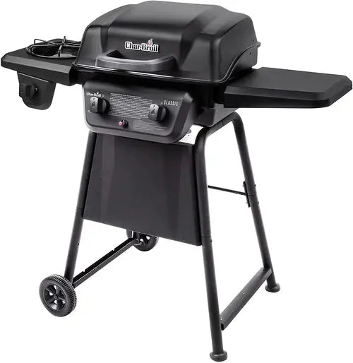 Parrilla Gas Classic Char-Broil AT-280 QL de 20.000 BTU 2Q Negra