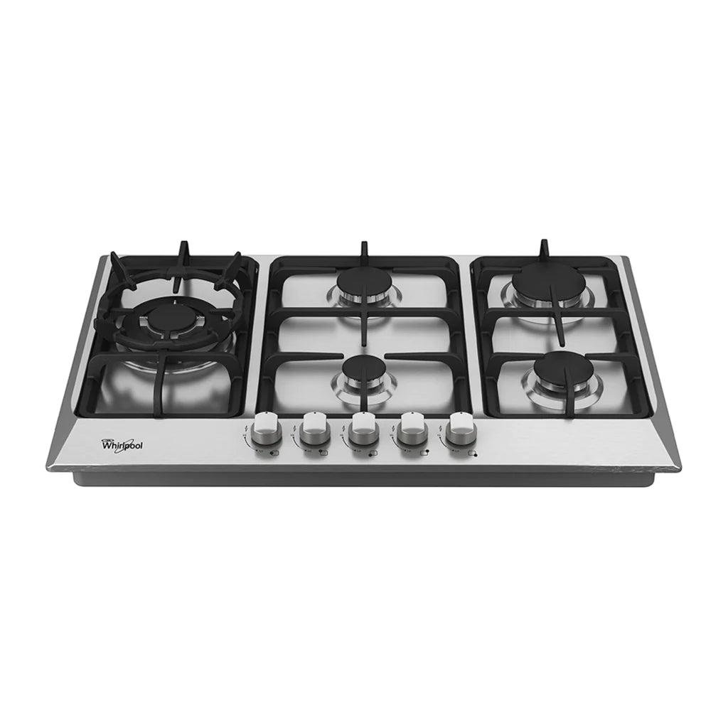 Plantilla de Gas Empotrable 30'' 5 Quemadores Whirlpool (WP3040S) yapcr.com Costa Rica