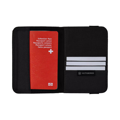 Porta Pasaportes con Protección RFID Victorinox Negro (610606) yapcr.com Costa Rica