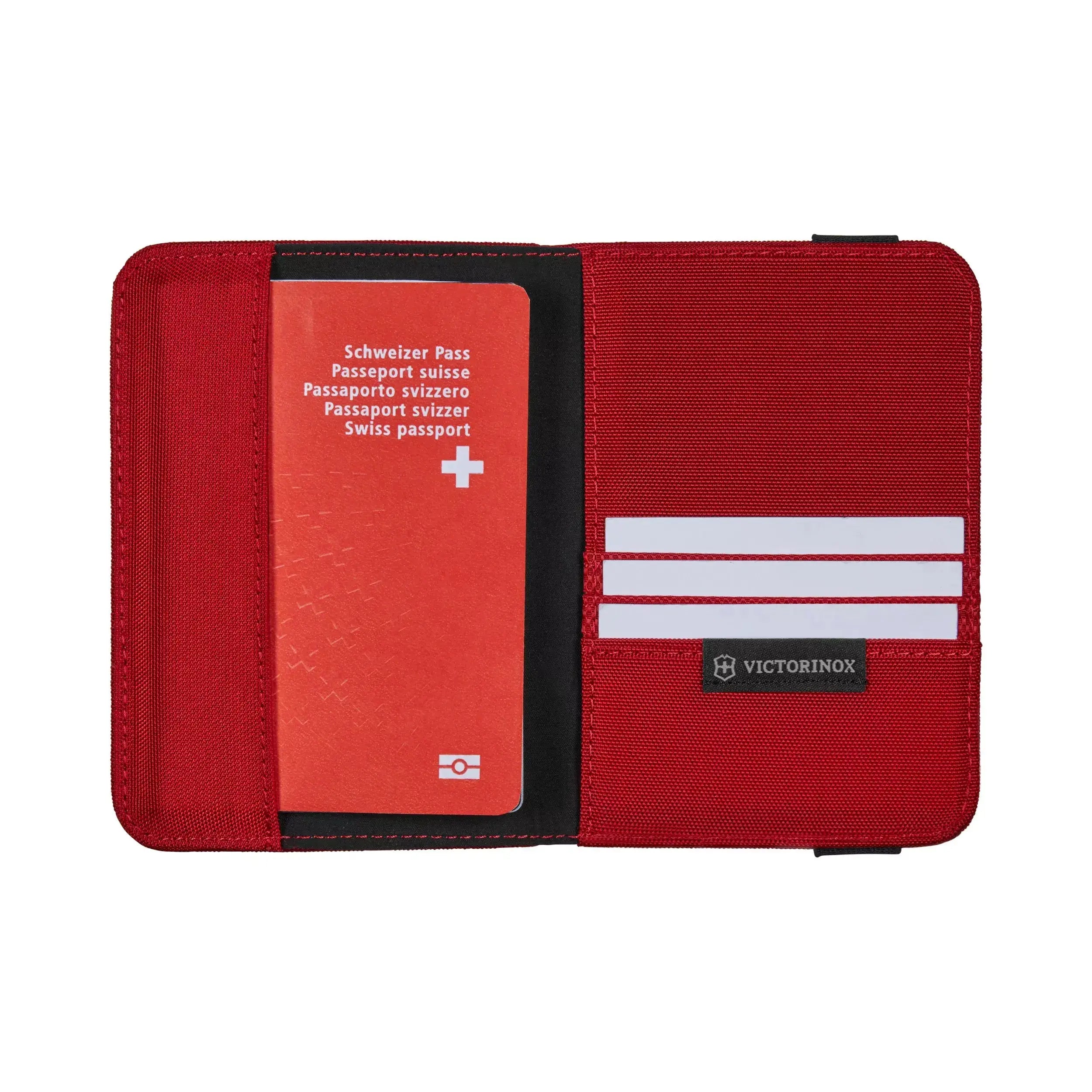 Porta Pasaportes con Protección RFID Victorinox Rojo (610607) yapcr.com Costa Rica