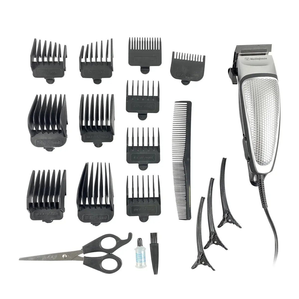 Rasuradora Todo en 1 para Cabello, Barba y Cuerpo 21 Piezas Westinghouse (WH1143)