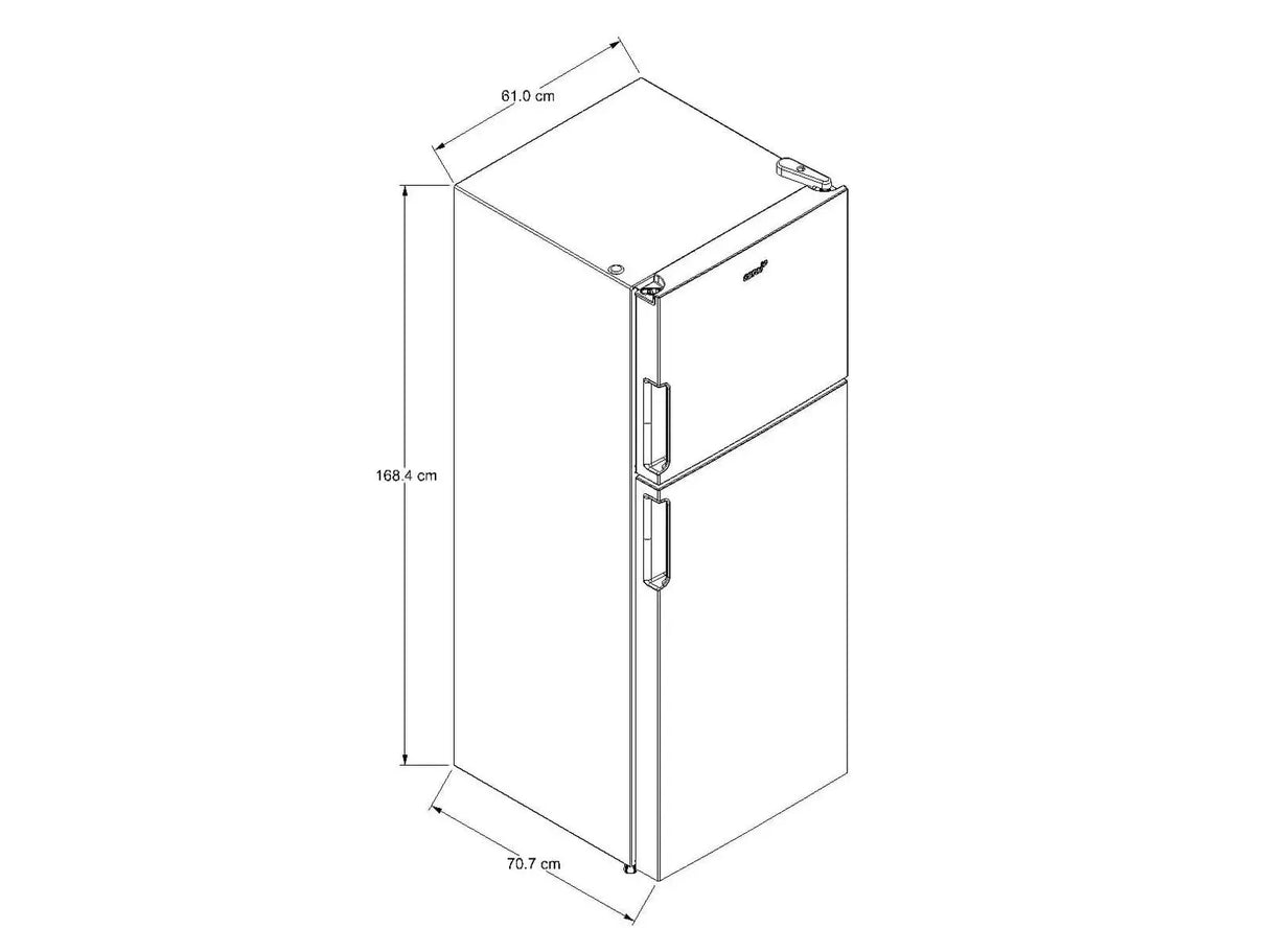 Refrigeradora Top Mount 13 Pies Acros (AT1330D) yapcr.com Costa Rica