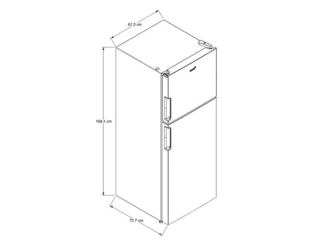 Refrigeradora Top Mount 13 Pies Acros (AT1330D) yapcr.com Costa Rica