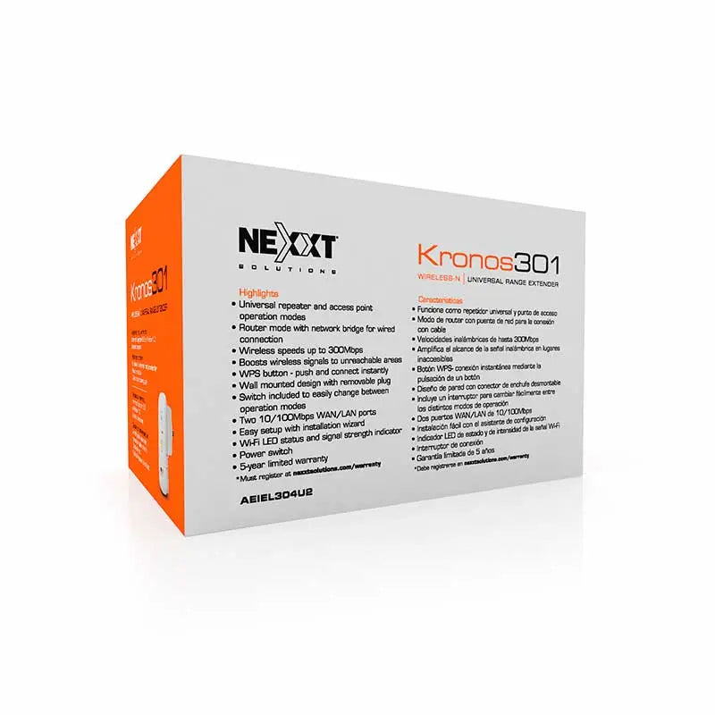 Repetidor de Señal Wi-Fi Nexxt Kronos 301 (AEIEL304U2)