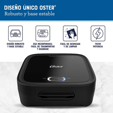 Sandwichera Compacta con Platos Hondos Oster (CKSTSM400) yapcr.com Costa Rica