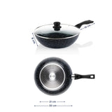 Sartén Wok Acabado Mármol 30 cm Westinghouse Negro (WCCW0009030MBB)