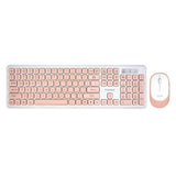 Set Inalámbrico Teclado + Mouse Marvo (DCM003 Rosado)