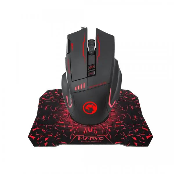 Set Linea Scorpion Marvo Mouse G909L + Mouse Pad G1