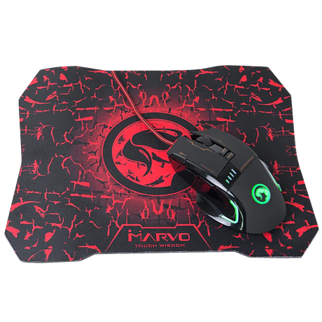 Set Linea Scorpion Marvo Mouse G909L + Mouse Pad G1