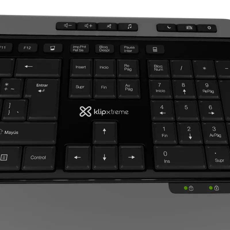 Set Teclado y Mouse Inalámbricos Klip Xtreme Magnifik (KBK-520)