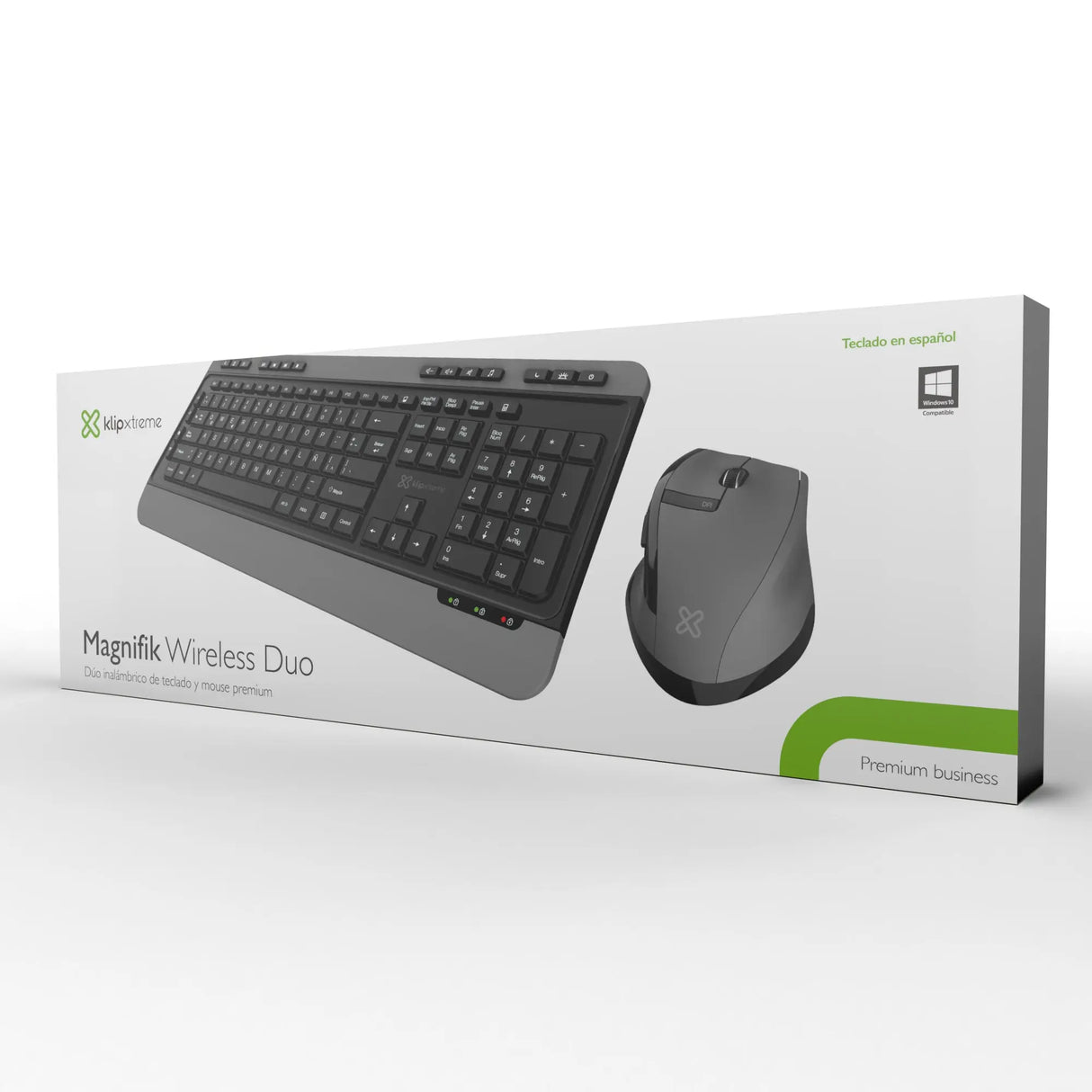 Set Teclado y Mouse Inalámbricos Klip Xtreme Magnifik (KBK-520)