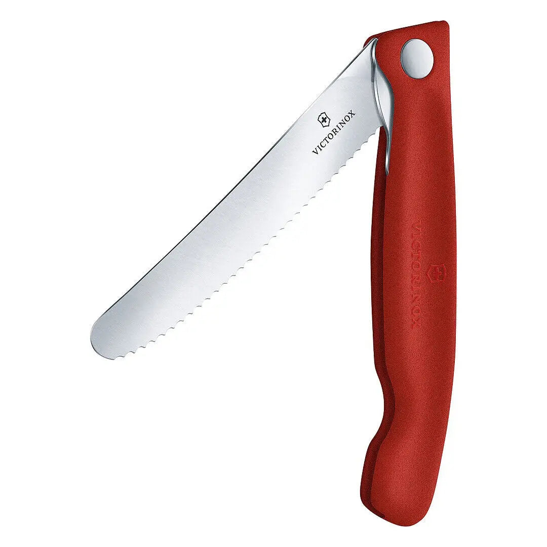 Set para Camping Cuchillo Rojo Plegable y Tabla Victorinox (6.7191.F1)