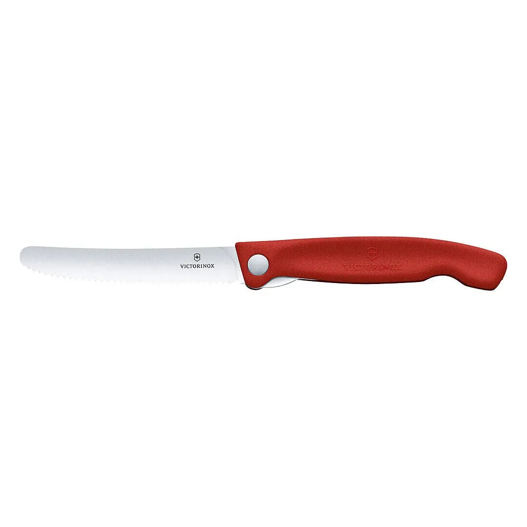 Set para Camping Cuchillo Rojo Plegable y Tabla Victorinox (6.7191.F1)