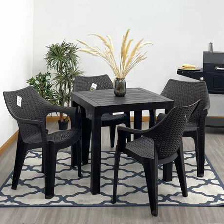 Silla Aruba Plástica Café Oscuro Reyplast (SLX129000) yapcr.com Costa Rica