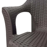 Silla Aruba Plástica Café Oscuro Reyplast (SLX129000) yapcr.com Costa Rica