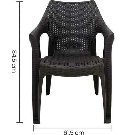 Silla Aruba Plástica Café Oscuro Reyplast (SLX129000) yapcr.com Costa Rica