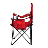 Silla Plegable con Hielera Integrada para 4 Latas Quad Roja Coleman (2000032009)