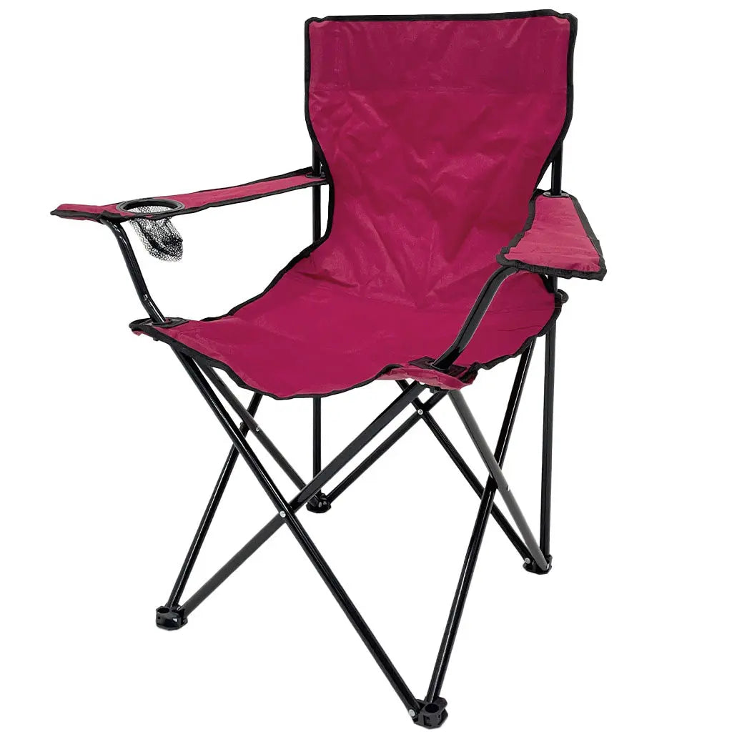 Silla Plegable de Camping con Apoyabrazos Morada Tokoa (EX-7155) yapcr.com Costa Rica