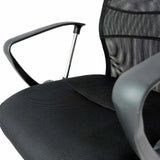 Silla Semi Ejecutiva Malla Negra con Brazos y Respaldo Reclinable Tokoa (OS-DT385) yapcr.com Costa Rica