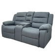 Sillón Reclinable Doble con Portavasos Tokoa Gris (SA-4327) yapcr.com Costa Rica