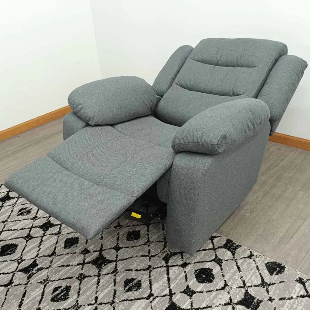 Sillón Reclinable Individual Tokoa Lino Gris (SA-4329) yapcr.com Costa Rica