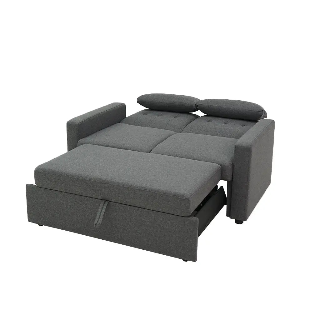 Sofá Cama Doble Lino Gris Tokoa (SA-4269) yapcr.com Costa Rica