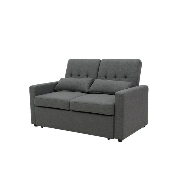 Sofá Cama Doble Lino Gris Tokoa (SA-4269) yapcr.com Costa Rica