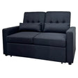 Sofá Cama Doble Lino Negro Tokoa (SA-4331) yapcr.com Costa Rica