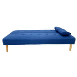 Sofá Cama Lino Azul Marino Tokoa (SA-4303) yapcr.com Costa Rica