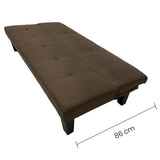 Sofá Cama Lino Café Oscuro Tokoa (SA-4294) yapcr.com Costa Rica