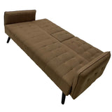 Sofá Cama Lino Café con Portavasos Tokoa (SA-4299) yapcr.com Costa Rica