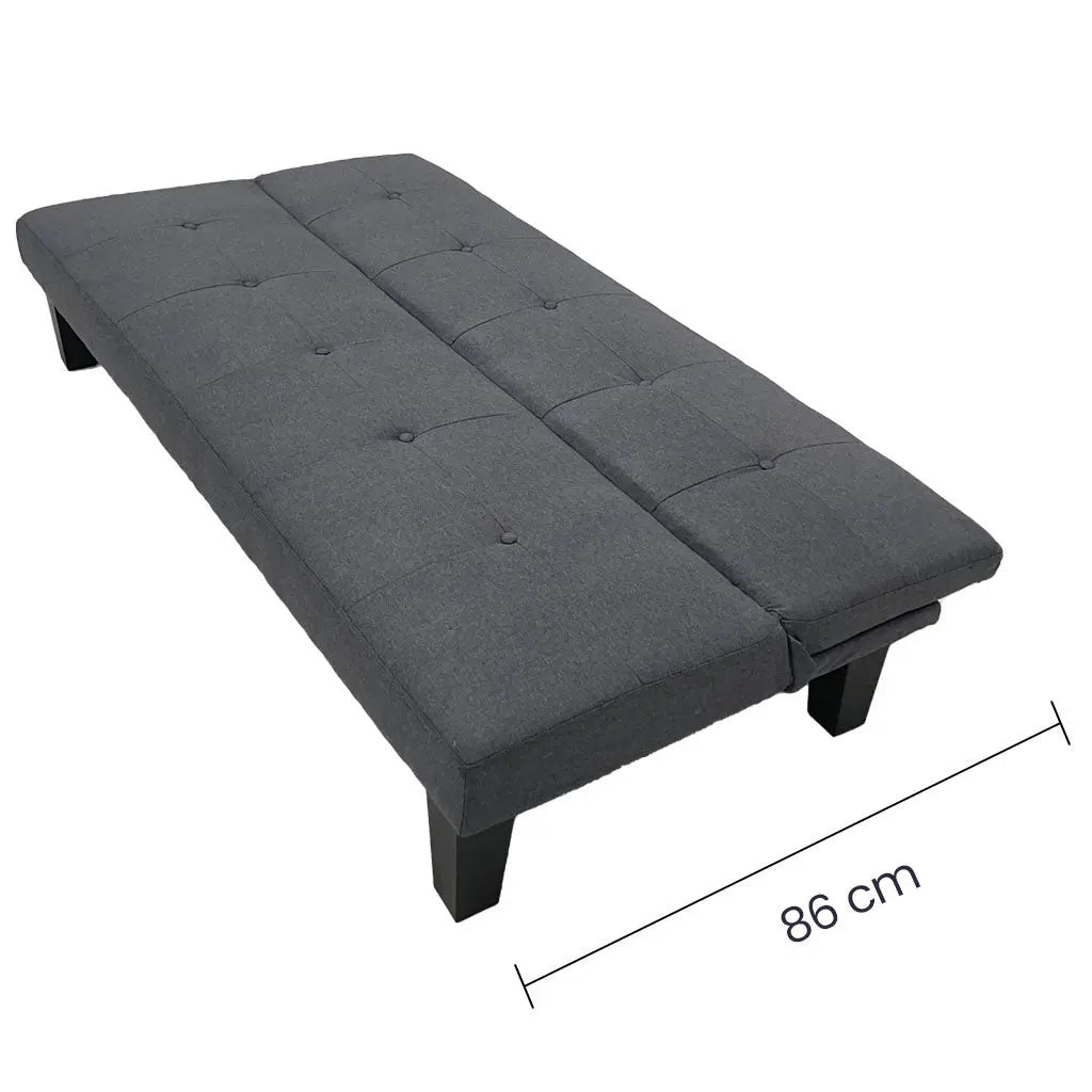 Sofá Cama Lino Gris Tokoa (SA-4293) yapcr.com Costa Rica