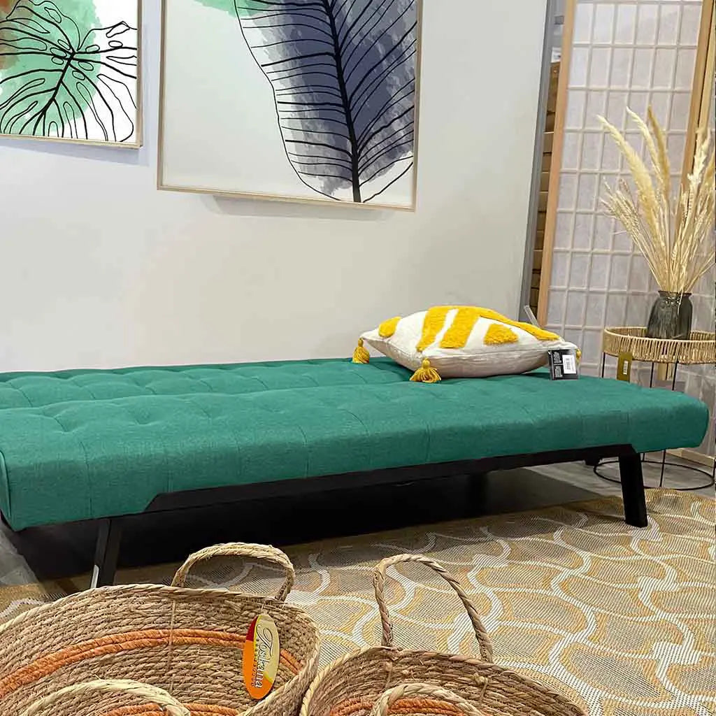 Sofá Cama Lino Turquesa Tokoa (SA-4297) yapcr.com Costa Rica