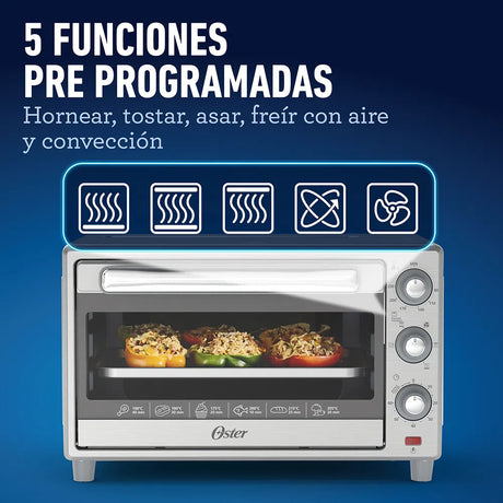 Horno con Freidora de Aire 25 L Oster (TSSTTVLS25) yapcr.com Costa Rica