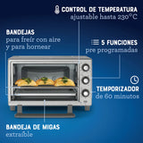 Horno con Freidora de Aire 25 L Oster (TSSTTVLS25) yapcr.com Costa Rica