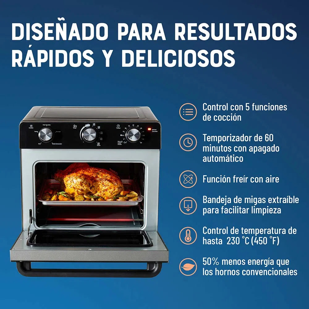 Horno con Freidora de Aire 22 Litros Oster (TSSTTVMAF1NS) yapcr.com Costa Rica