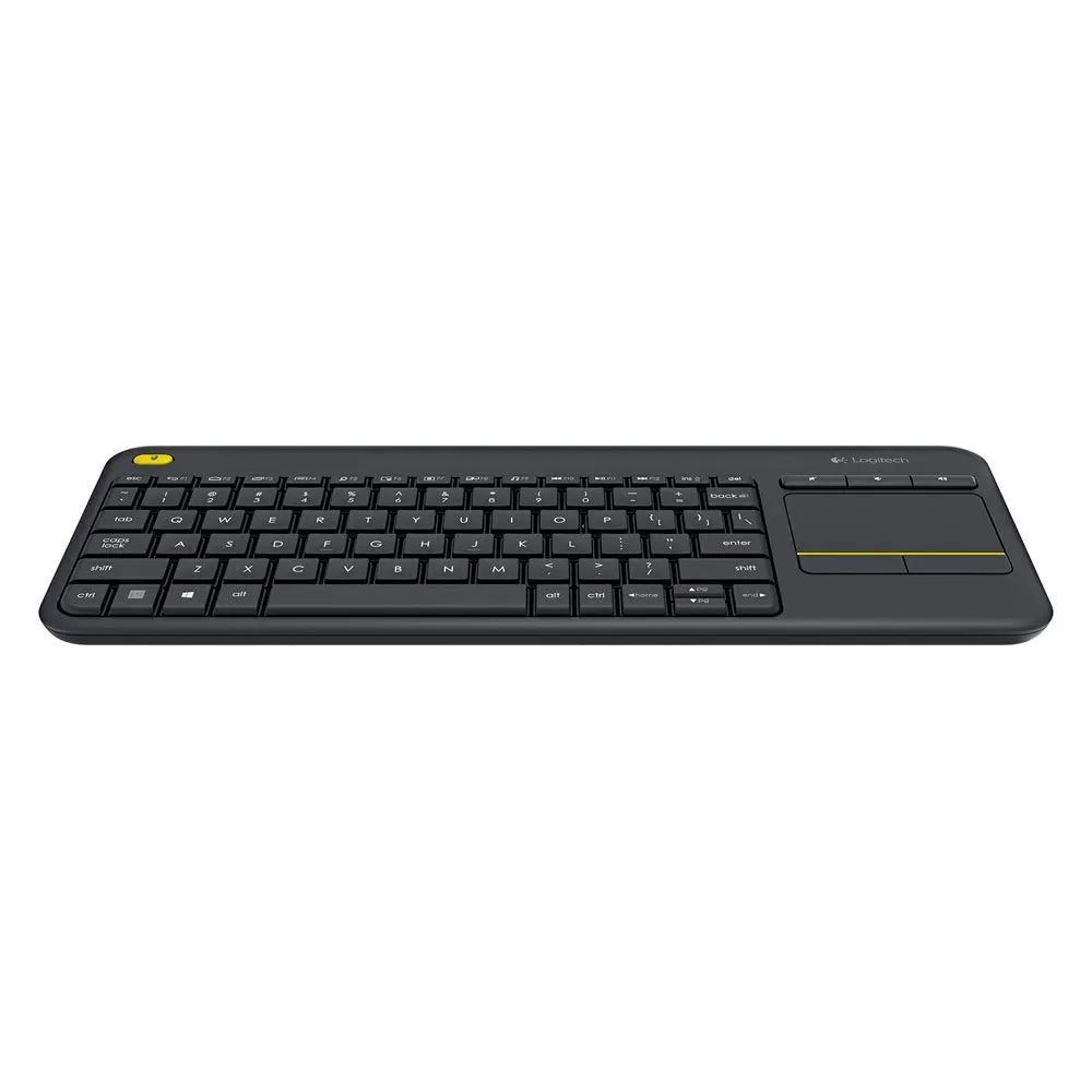 Teclado Inalámbrico con TouchPad Logitech K400 Plus Español Negro (920-007123)